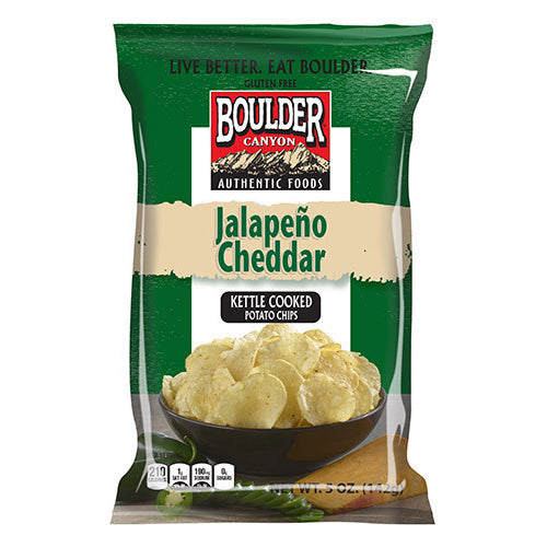 Boulder Canyon - Kettle Potato Chips - Jalapeno Cheddar (142g)