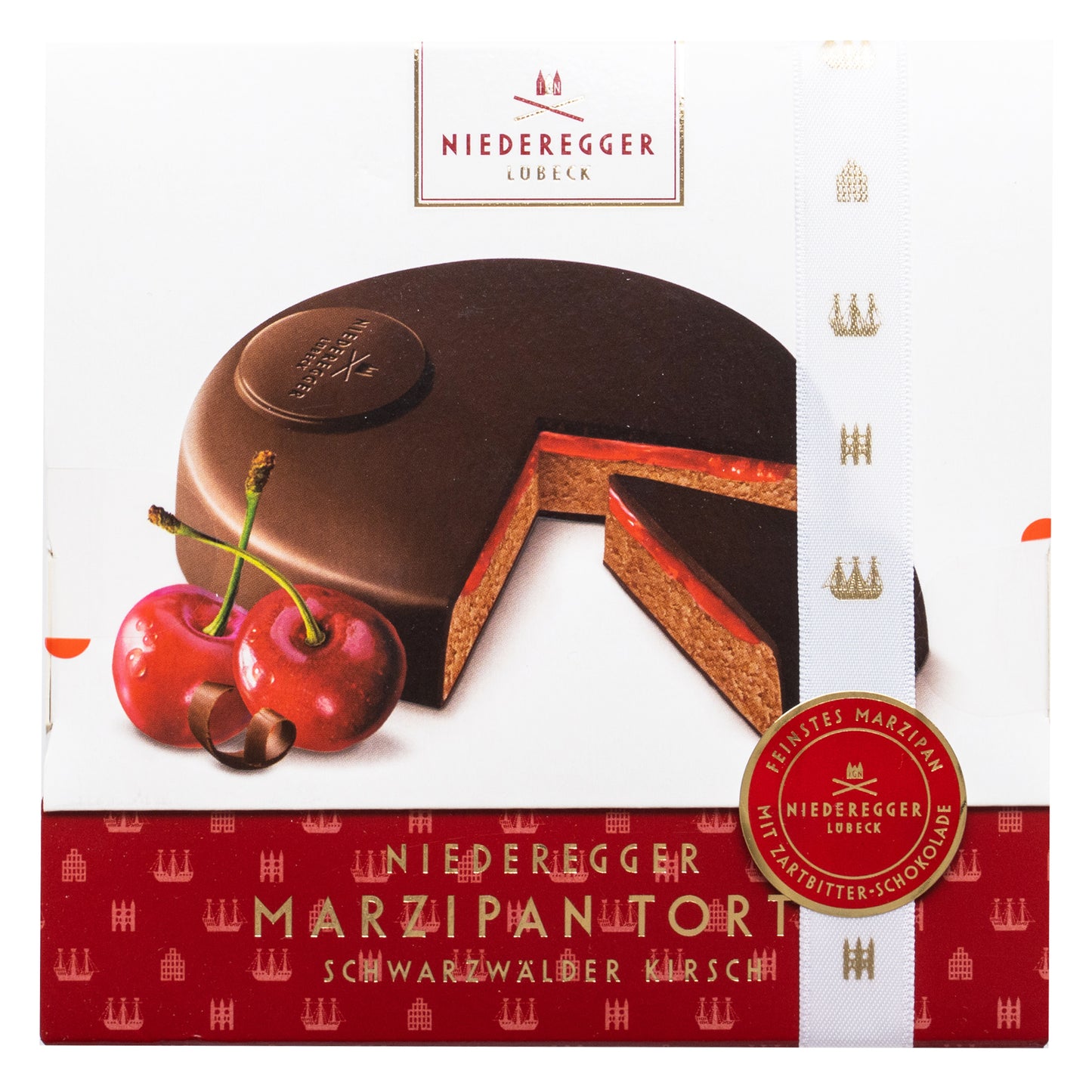 Niederegger Marzipan Cherry Chocolate Cake 185g