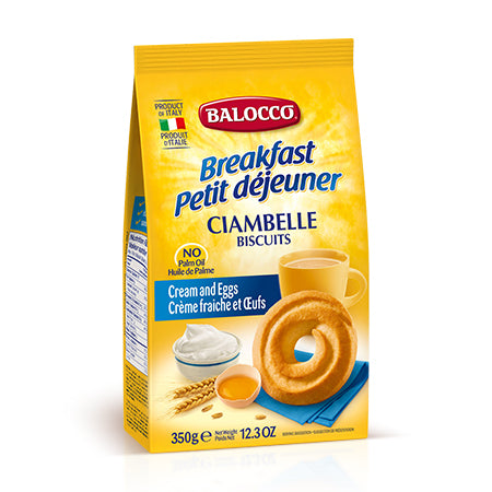 Balocco - Biscuits Ciambelle - Cream and Eggs (350g)