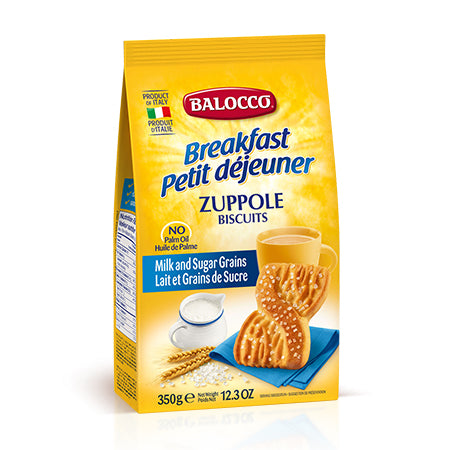Balocco - Biscuits Zuppole - Milk and Sugar Grains (350g)