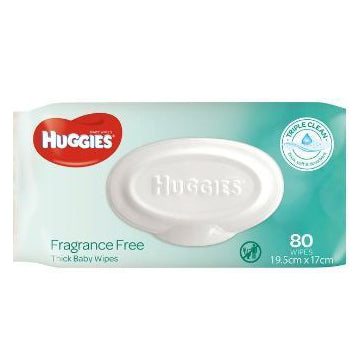 Huggies Thick Baby Wipes x80