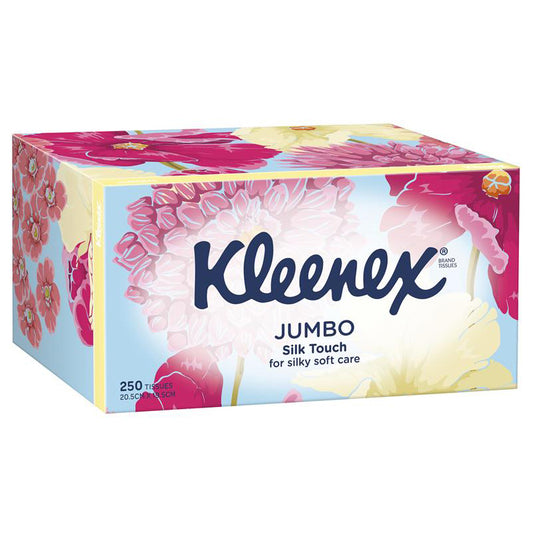 Kleenex Facial Tissues Jumbo Box 250 Tissues