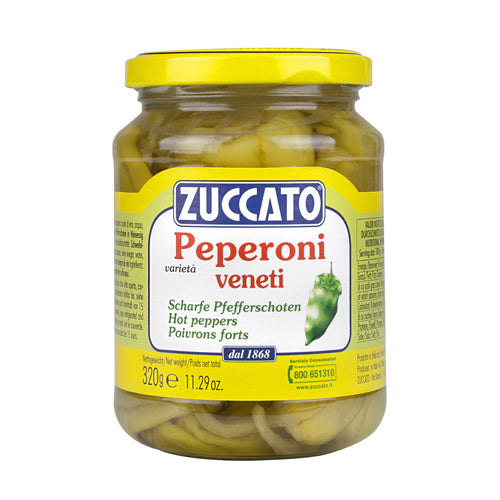 Zuccato Peperoni Veneti Hot Peppers 320g