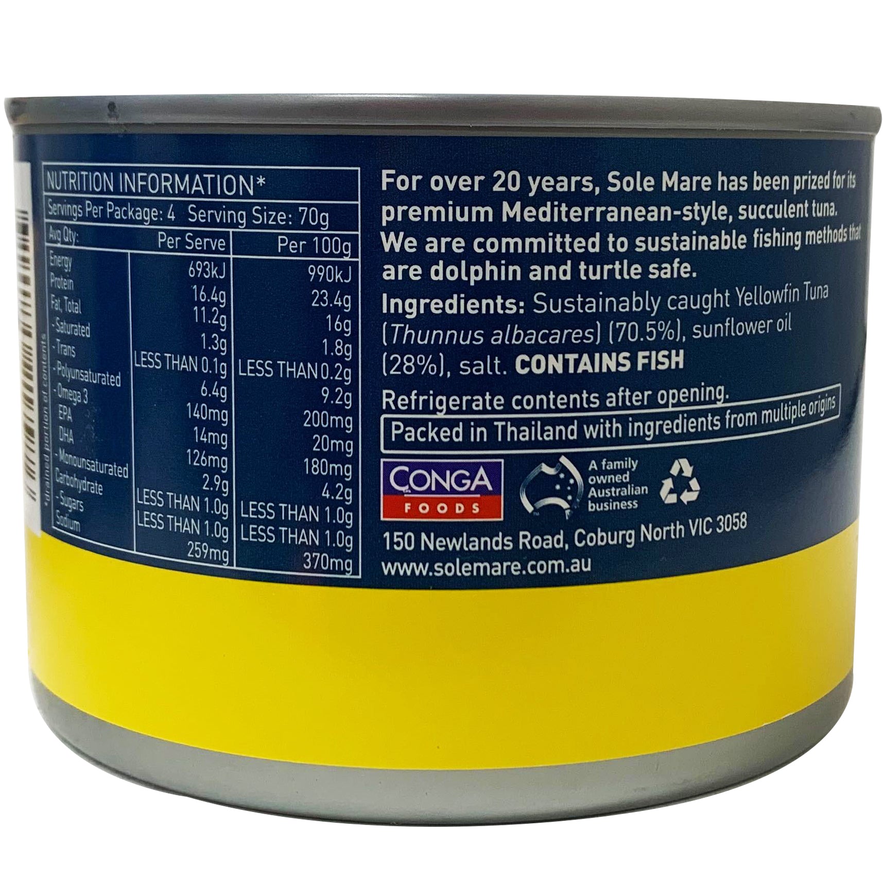 Sole Mare - Tuna in Oil | Harris Farm Online