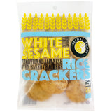 Spiral Foods White Sesame Rice Crackers 75g