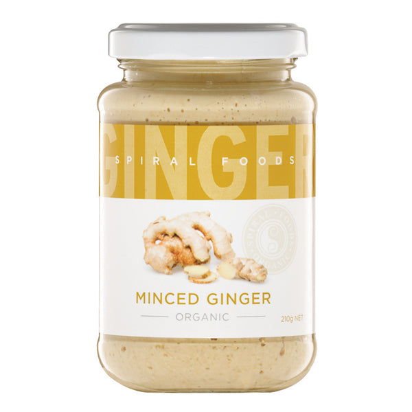 Spiral Foods Minced Ginger Organic 210g