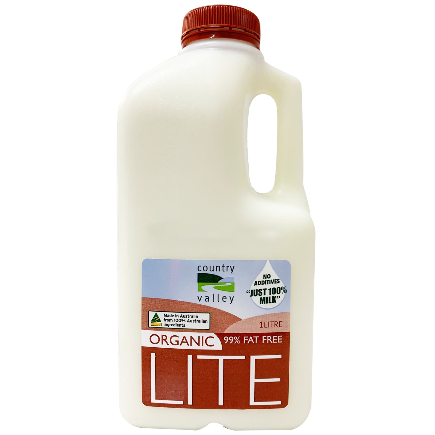 Country Valley Organic Lite Milk 1L