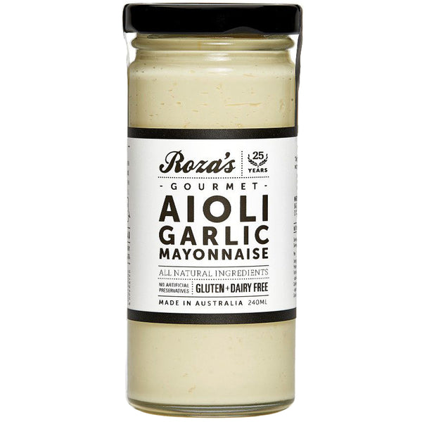 Roza's Gourmet Aioli Garlic Mayonnaise | Harris Farm Online