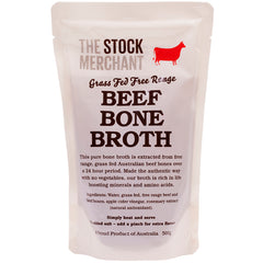 The Stock Merchant Grass Fed and Free Range Beef Bone Broth | Harris Farm Online