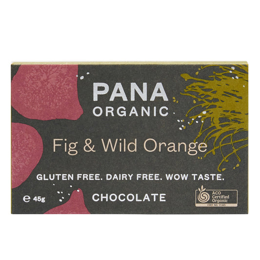 Pana Organic Fig and Wild Orange Chocolate | Harris Farm Online