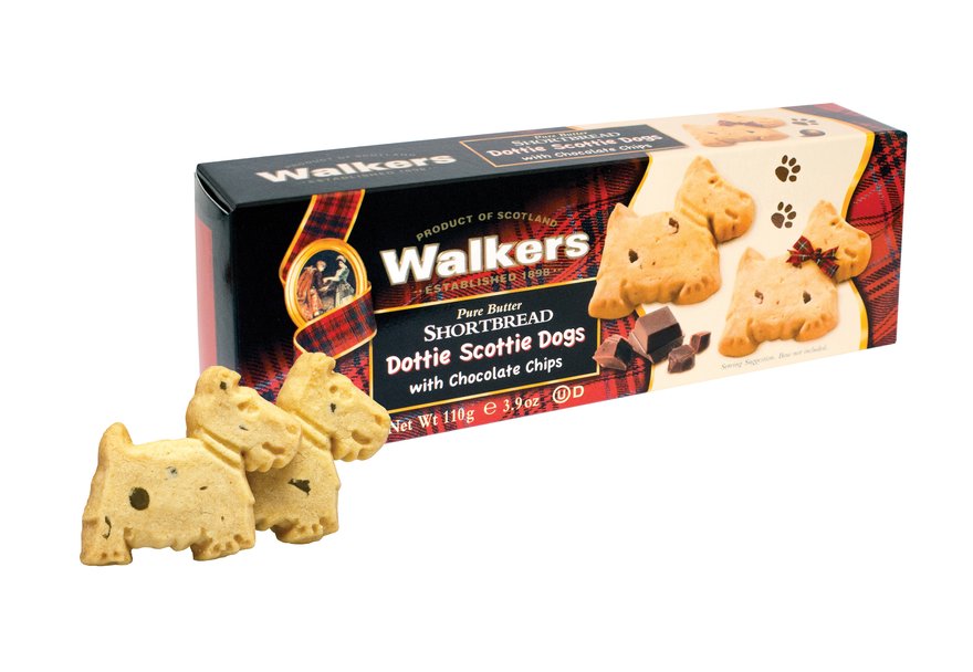 Walkers Dottie Scottie Dogs Chocolate Chip Shortbread | Harris Farm Online