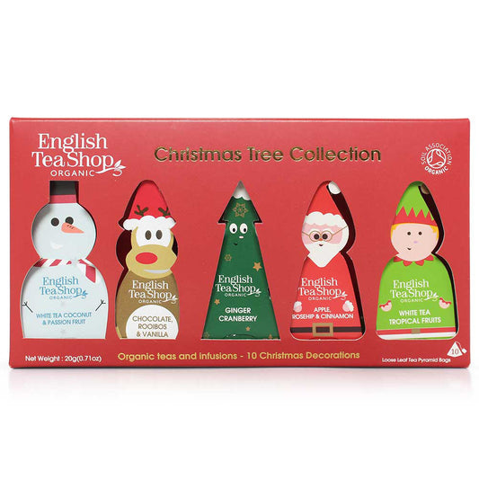 English Tea Shop Organic Teas and Infusions Christmas Tree Collection x10 | Harris Farm Online