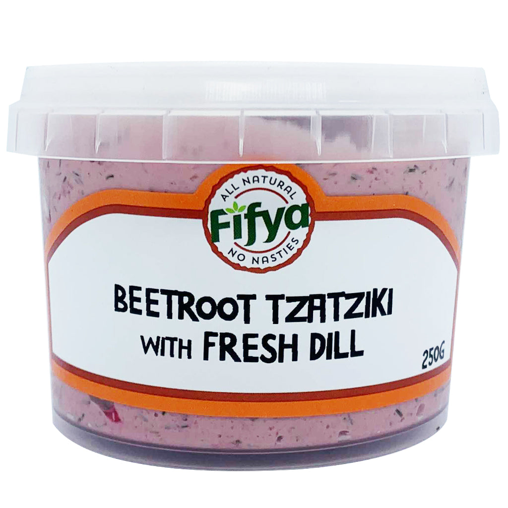 Fifya Beetroot Tzatziki with Fresh Dill | Harris Farm Online