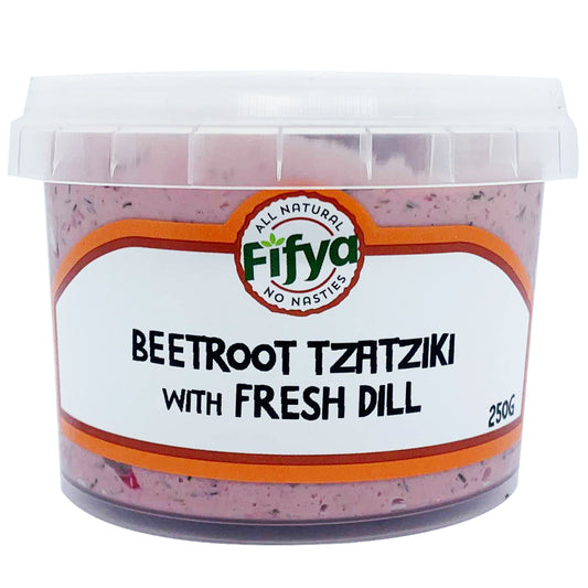Fifya Beetroot Tzatziki with Fresh Dill | Harris Farm Online