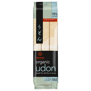Hakubaku Organic Udon 3x90g