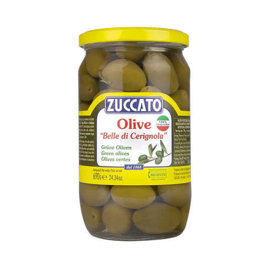 Zuccato Green Olives Belle Di Cerignola 690g