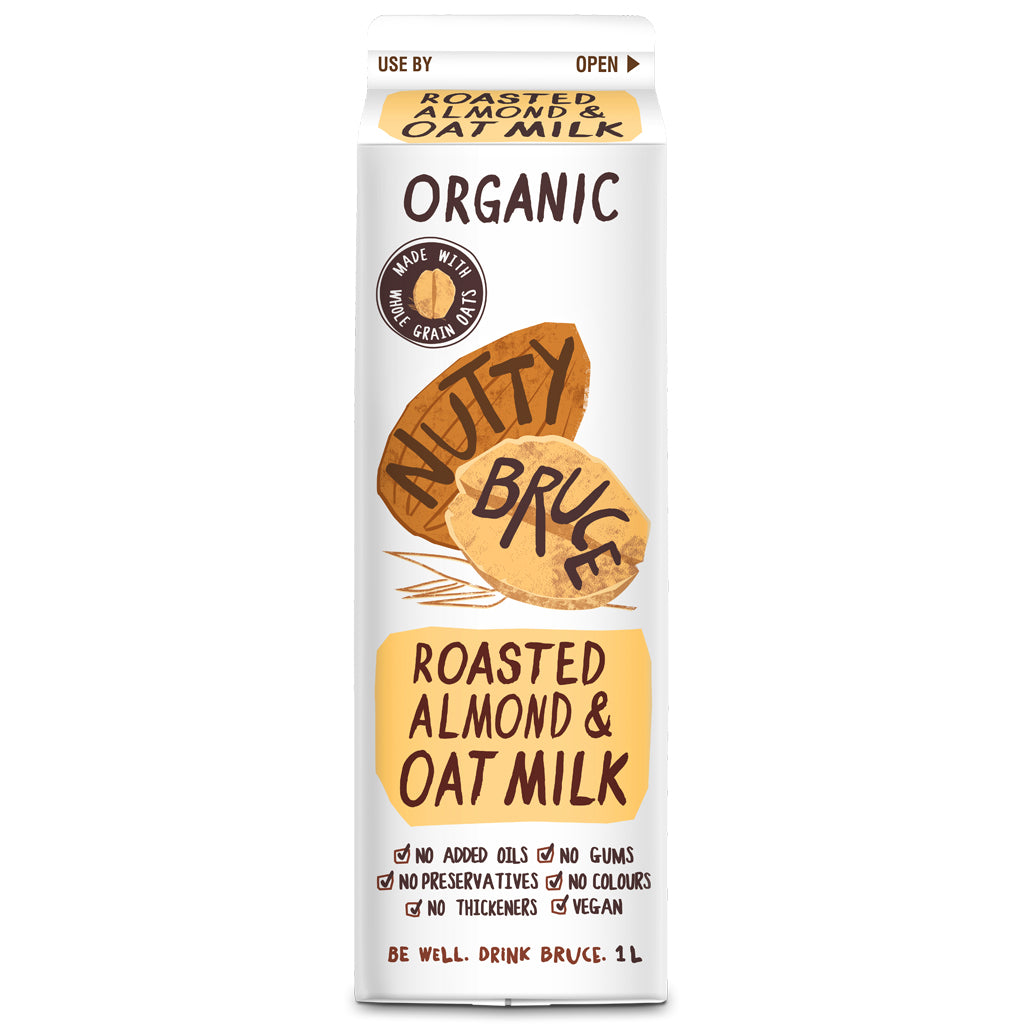 Nutty Bruce - Roasted Almond and Oat Milk - Organic | Harris Farm Online