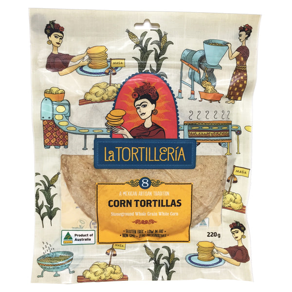 La Tortilleria Corn Tortillas Gluten Free 220g Harris Farm Markets