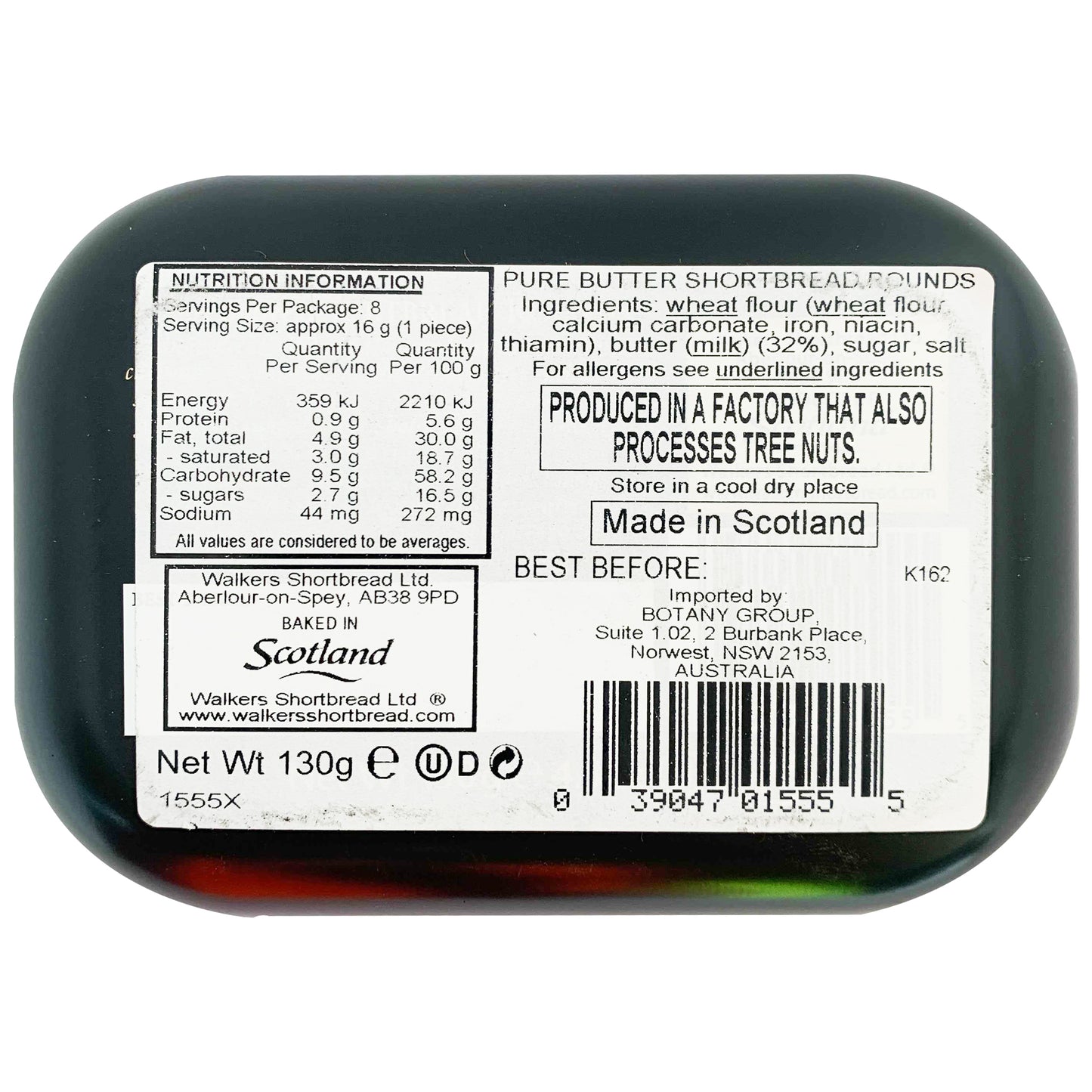 Walkers Shortbread Rounds Nessie Tin | Harris Farm Online