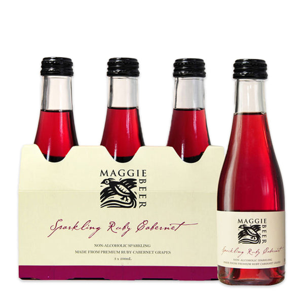 Maggie Beer Alcohol Free Sparkling Ruby Cabernet 3 x 200ml | Harris Farm Online