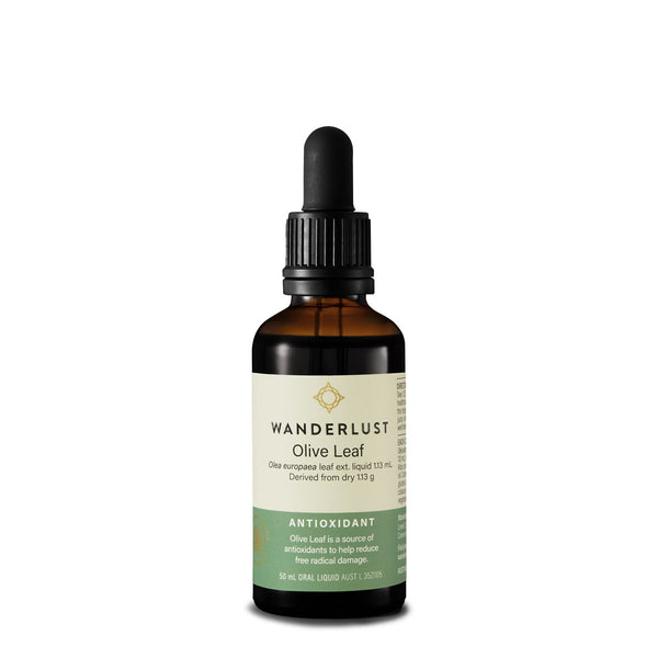 Wanderlust Olive Leaf Drops 50ml | Harris Farm Online