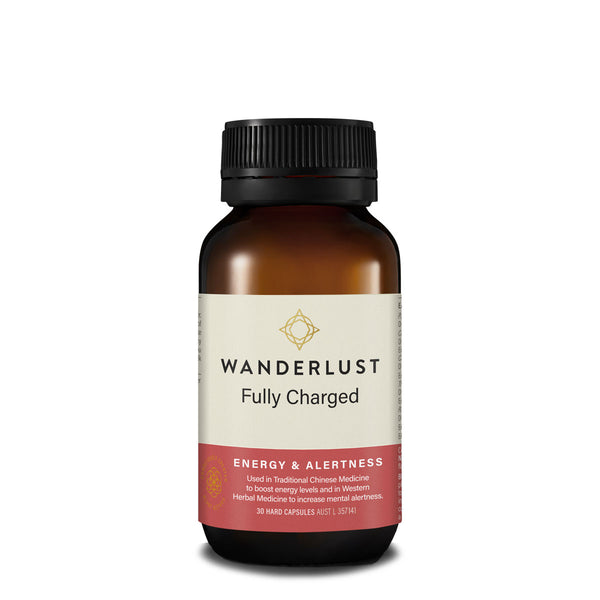 Wanderlust Fully Charged 30 Capsules | Harris Farm Online 