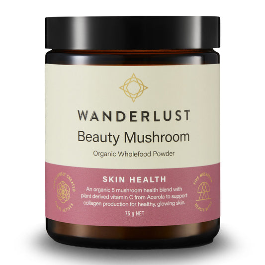 Wanderlust Beauty Mushroom Powder 75g | Harris Farm Online