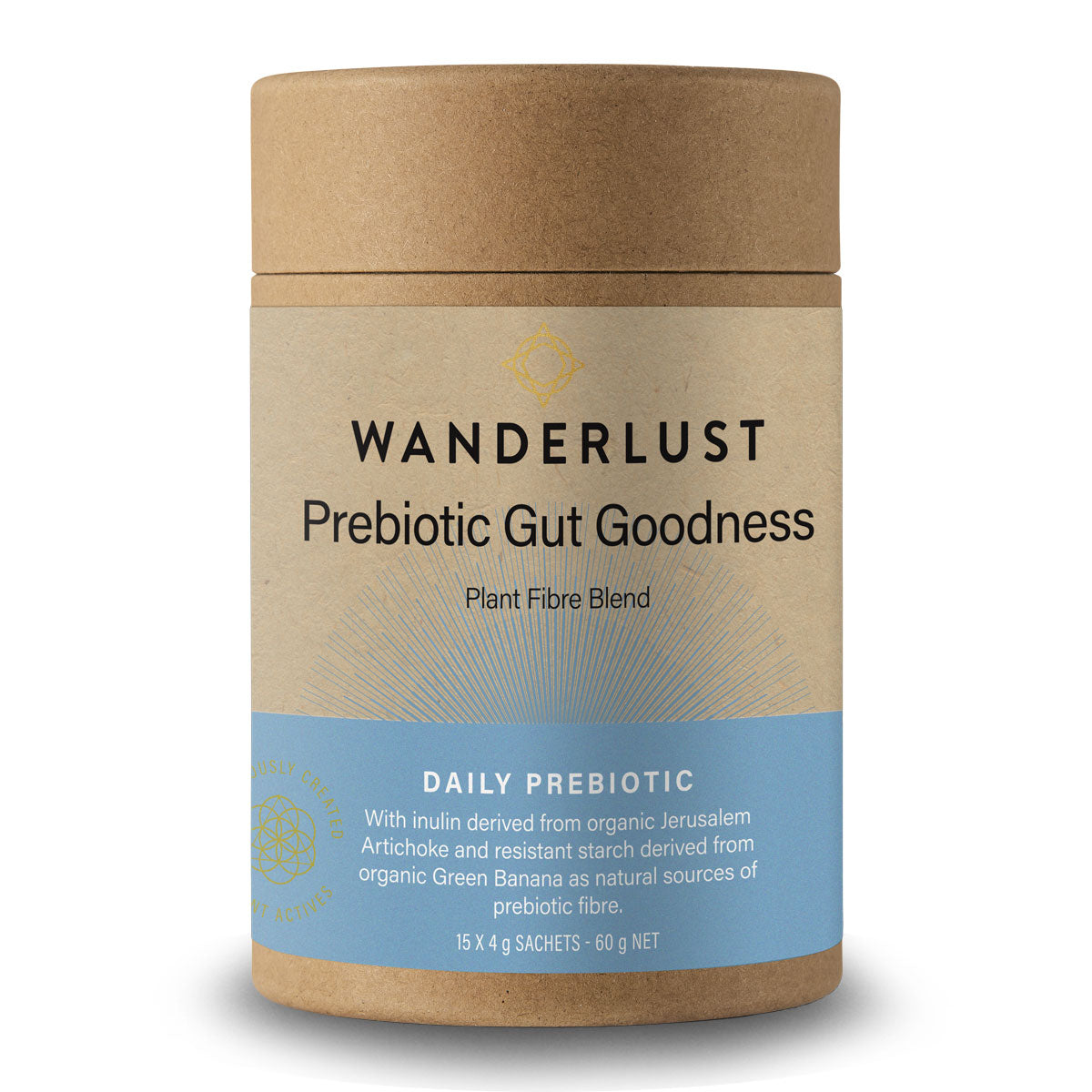 Wanderlust Prebiotic Gut Goodness Sachets 15 x 4g | Harris Farm Online
