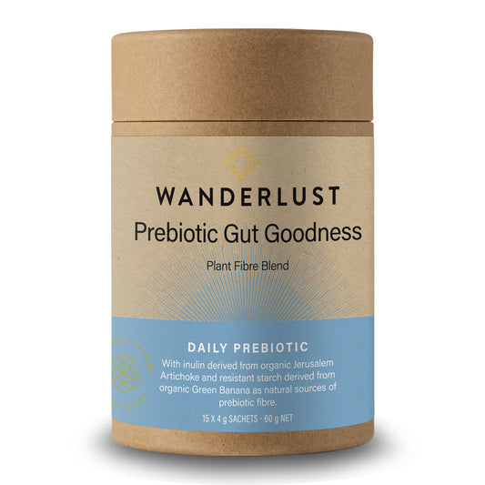 Wanderlust Prebiotic Gut Goodness Sachets 15 x 4g | Harris Farm Online