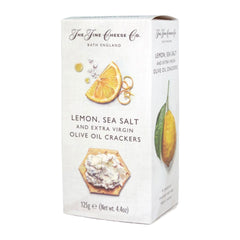 The Fine Cheese Company Crackers Lemon Sea Salt and EVOO 125g | Harris Farm Online