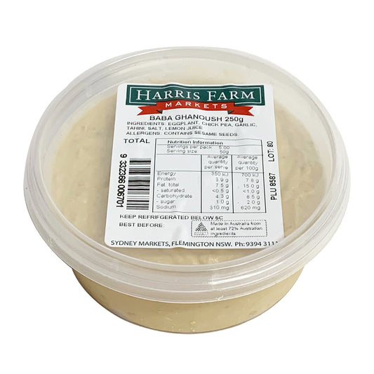 Harris Farm Dip Baba Ghanoush 250g