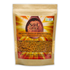 Sol Organics Masoor Dhal, Red Lentils Mixed with Indian Spices 400g | Harris Farm Online