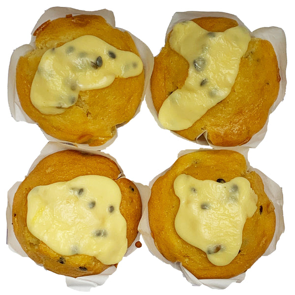 MamaKaz Bread Muffins Tropical Passionfruit x4 380g