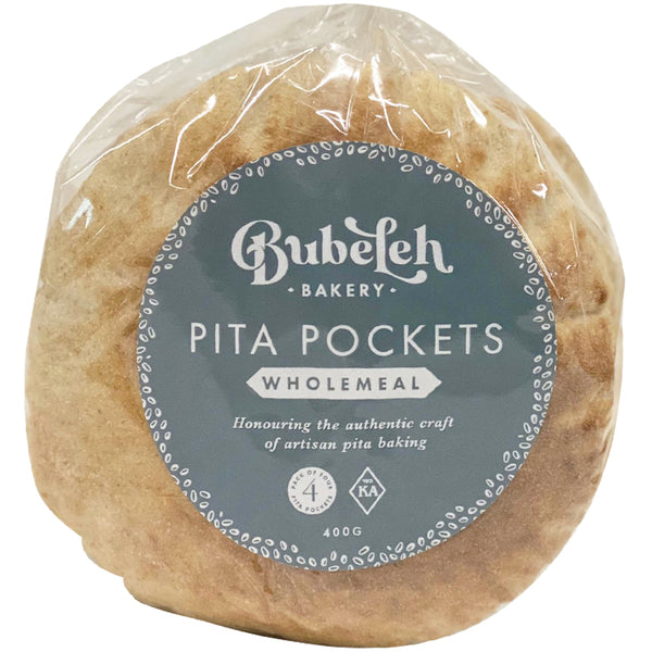 Bubeleh Bakery Wholemeal Pita Pockets | Harris Farm Online