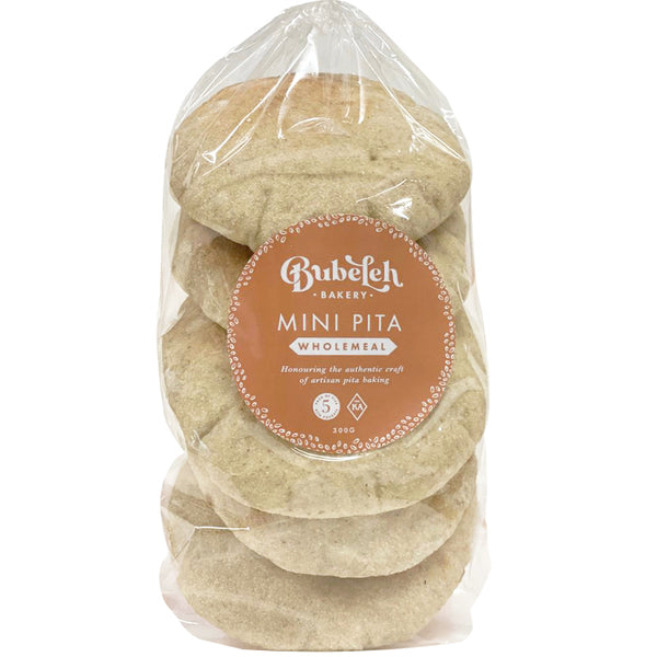 Bubeleh Bakery Wholemeal Mini Pita | Harris Farm Online