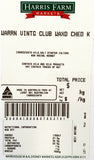 Warrnambool Vintage Club Waxed Cheddar |  Harris Farm Online