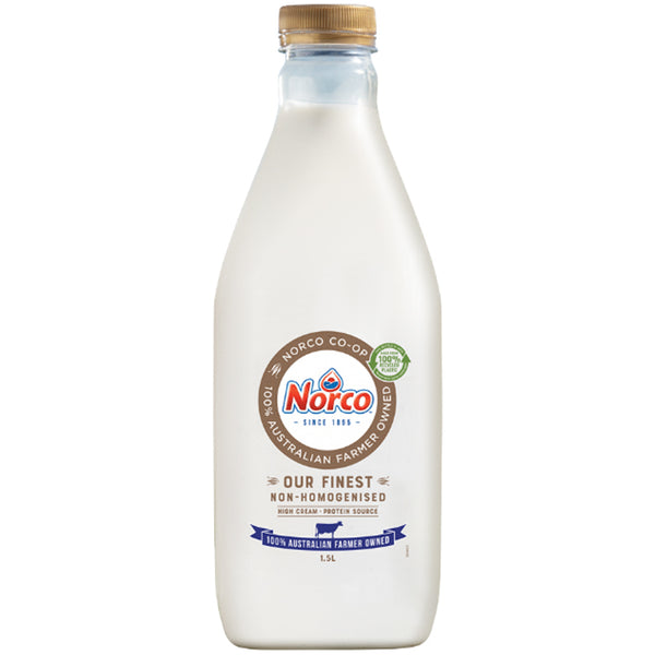 Norco Finest Non-Homogenised Full Cream Milk | Harris Farm Online