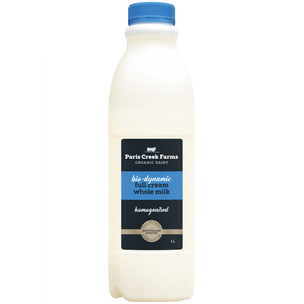 Paris Creek Farms Bio-Dynamic Organic Full Cream Milk | Harris Farm Online