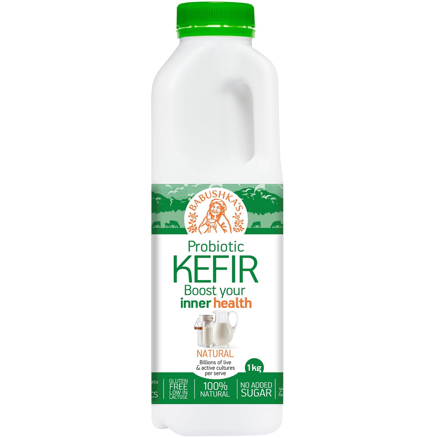 Babushka Yoghurt Probiotic Kefir Natural | Harris Farm Online
