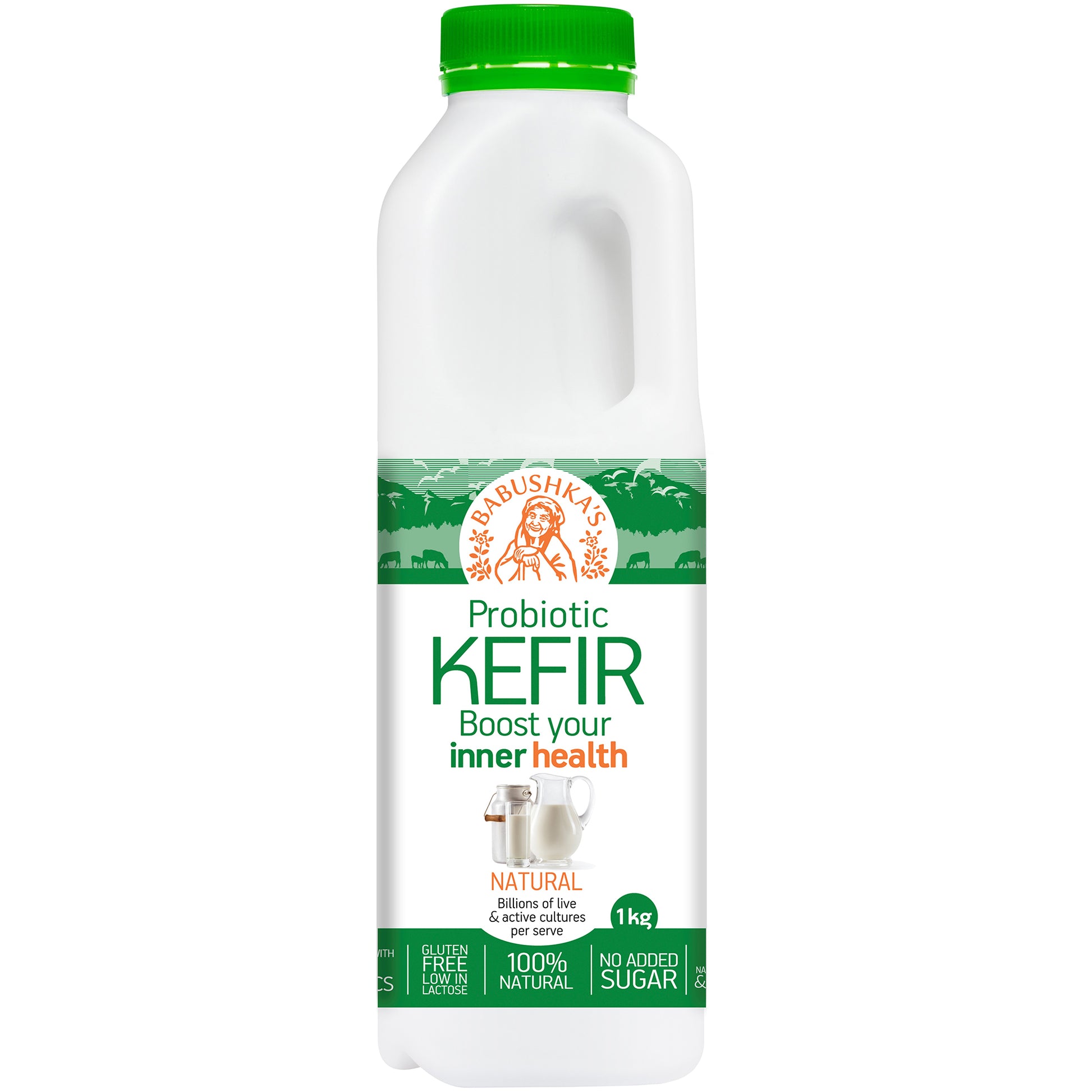 Babushka Yoghurt Probiotic Kefir Natural | Harris Farm Online