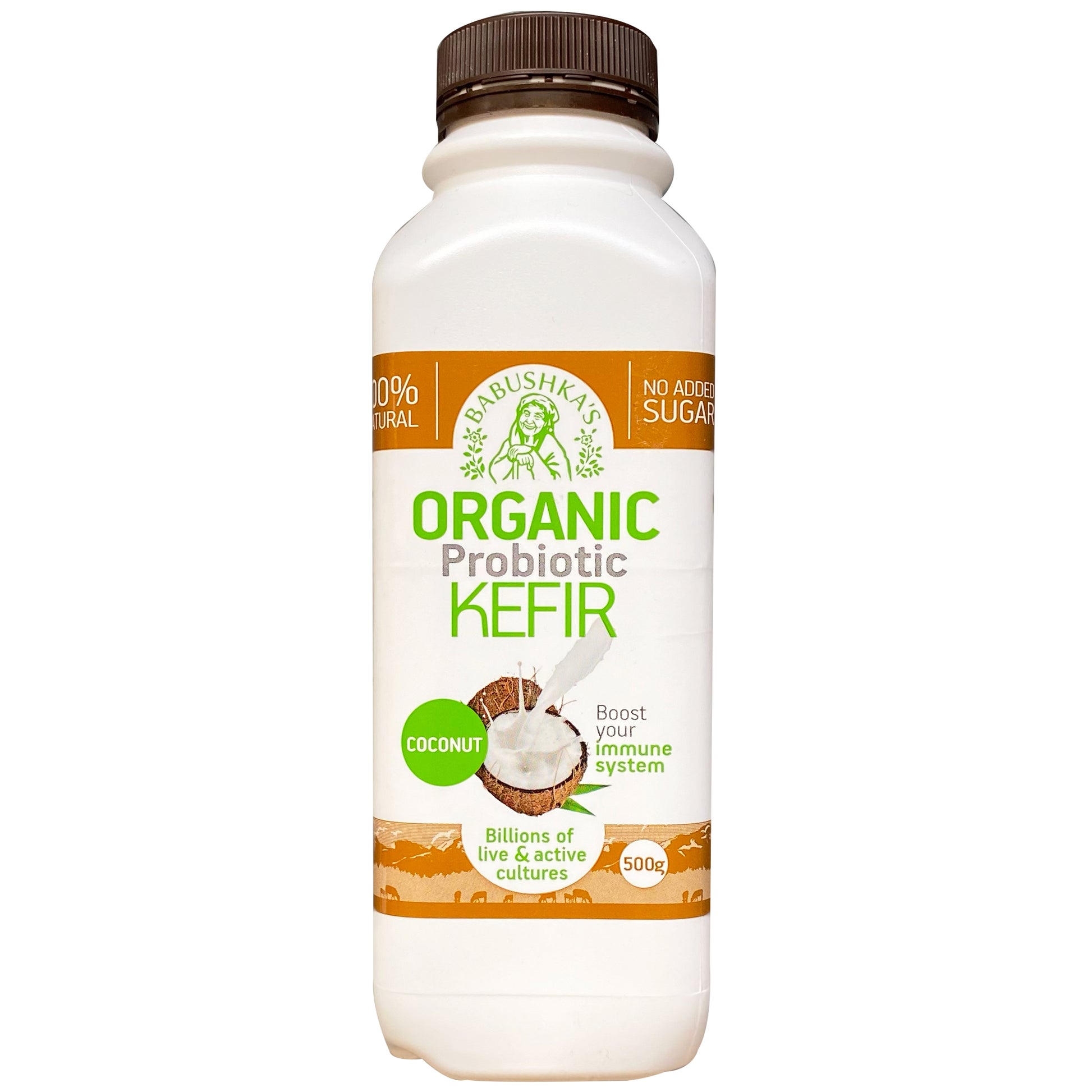 Babushka Organic Yoghurt Probiotic Kefir Coconut | Harris Farm Online