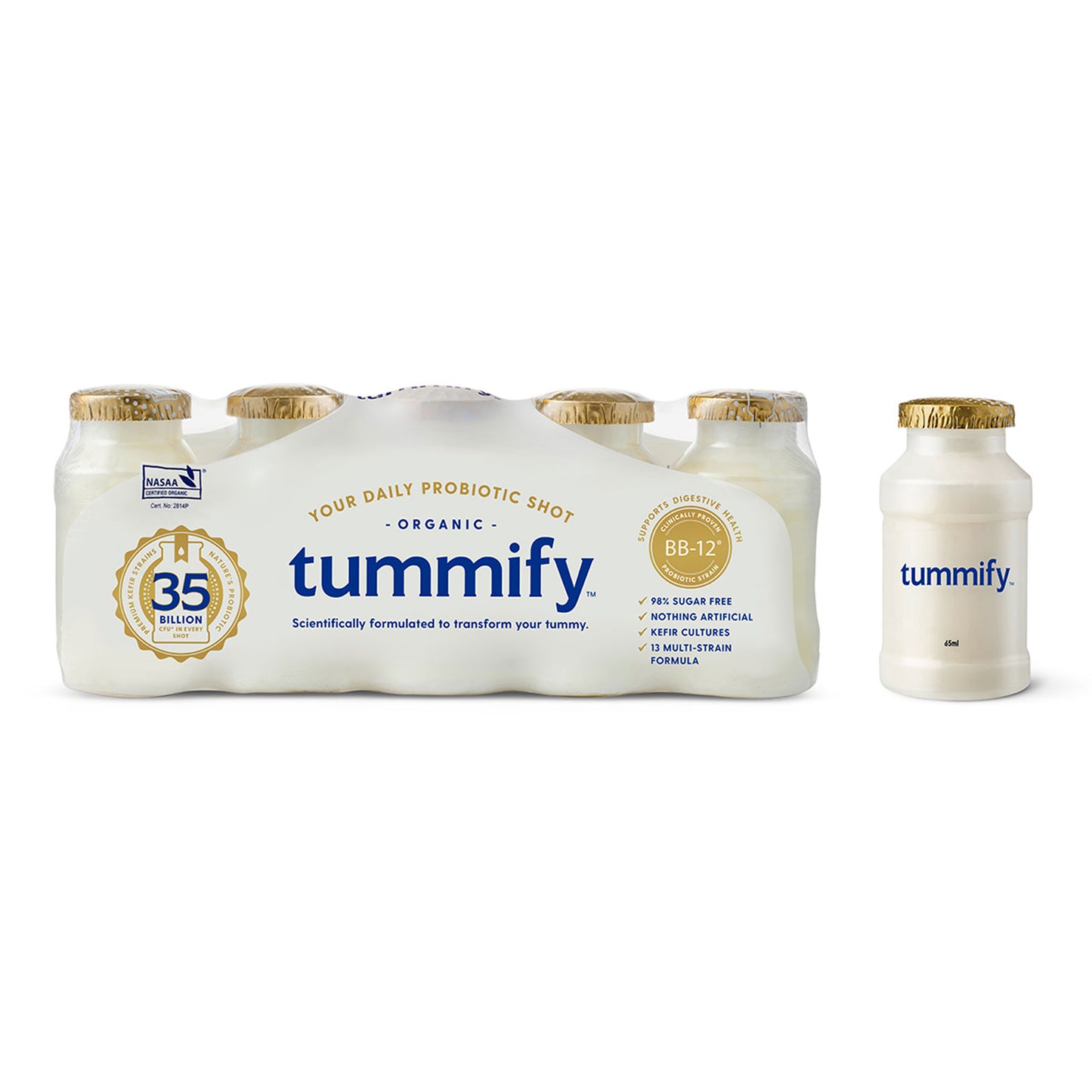 Tummify Organic Probiotic Shot 5x65ml
