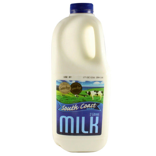 South Coast Dairy Full Cream Milk 2L