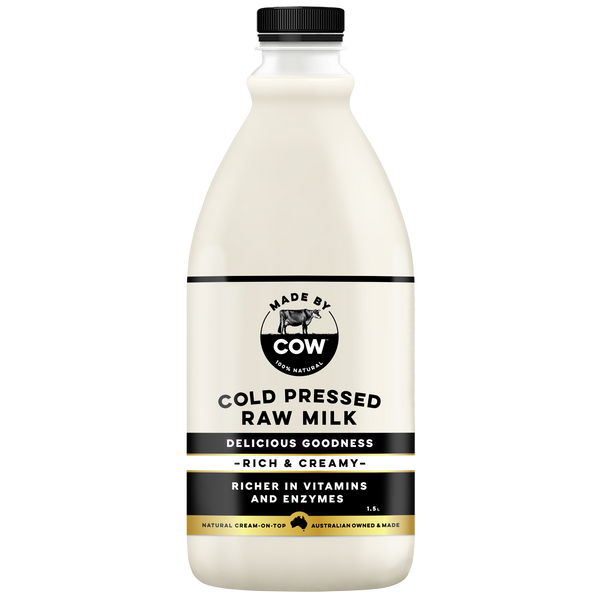 Made by Cow Cold Pressed Raw Jersey Milk 1.5L