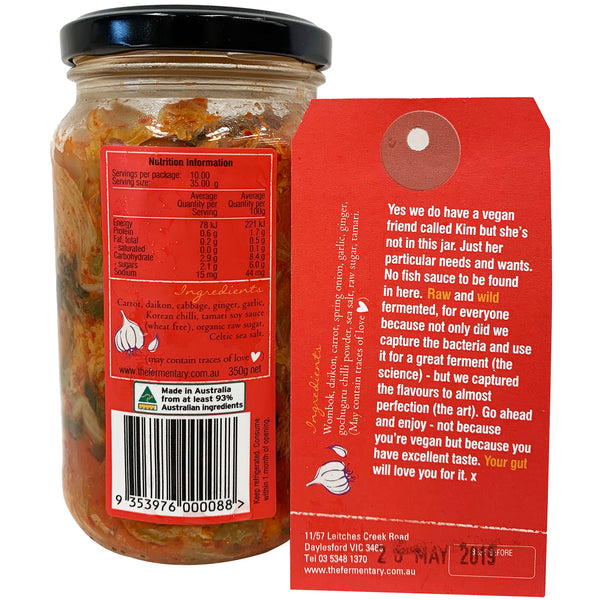 The Fermentary Vegan Kimchi 350g