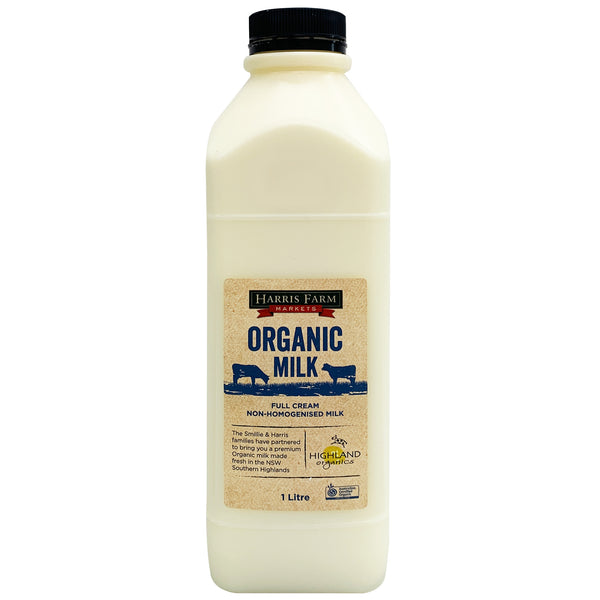 Harris Farm - Milk Organic - Full Cream Non-Homogenised | Harris Farm Online