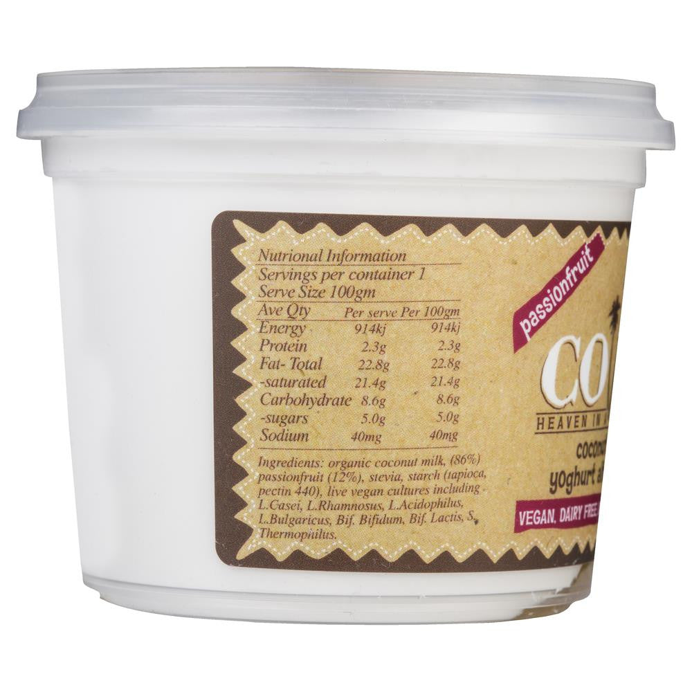 Co-Yo Yoghurt Passionfruit 100g , Frdg2-Dairy - HFM, Harris Farm Markets
 - 2
