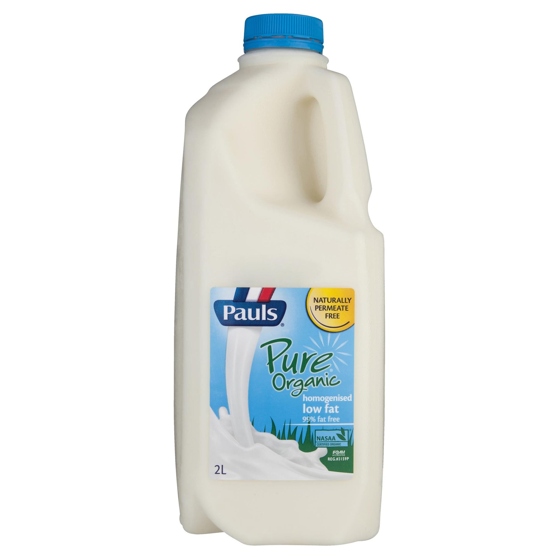 Pauls Milk Pure Organic Homogenised Low Fat 2L , Frdg2-Dairy - HFM, Harris Farm Markets
 - 1