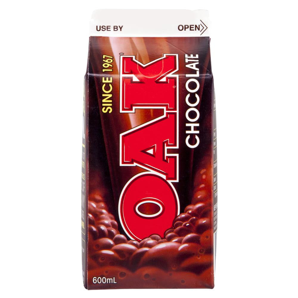 Oak Chocolate 600mL , Frdg2-Dairy - HFM, Harris Farm Markets
 - 1