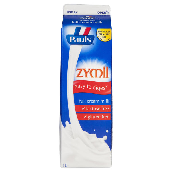 Pauls Milk Zymil Full Cream 1L , Frdg2-Dairy - HFM, Harris Farm Markets
 - 1